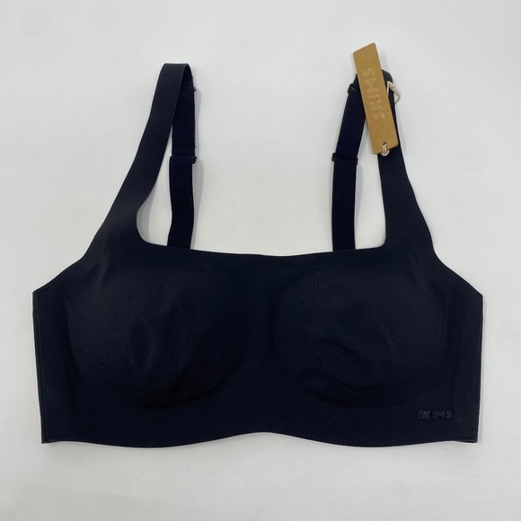 SKIMS Naked Scoop Bralette in Onyx Black size XS - Picture 2 of 7